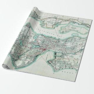 Vintage Map of Seattle Washington