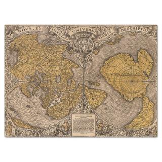 Vintage Map of the World  Tissue Paper