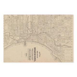 Vintage Milwaukee, Wisconsin Map  Sheets