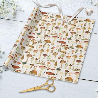 Vintage Mushroom Pattern