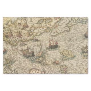 Vintage Mythical Map Tissue Paper