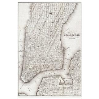 Vintage New York City Map Ephemera Decoupage Tissue Paper