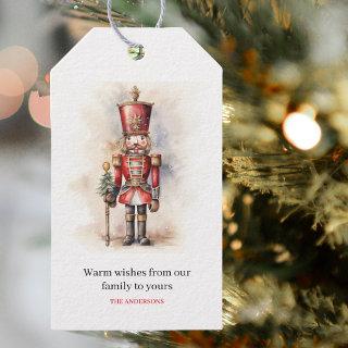 Vintage Nutcracker & Merry Christmas Gift Tags