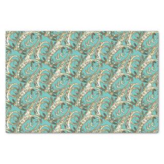 Vintage Ornate Gold Monogram G Tissue Paper