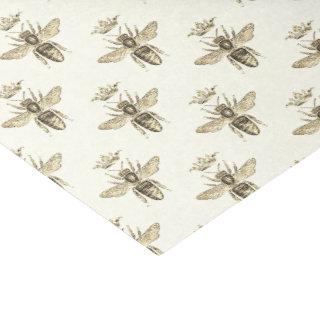 Vintage Pattern Queen Bee with Medieval Crown   Tissue Paper