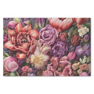 Vintage Pink and Blush Floral Decoupage Paper