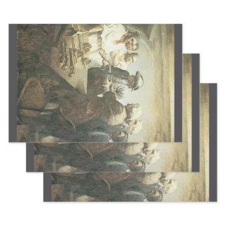 Vintage Pirates, Preparing for Mutiny by NC Wyeth  Sheets