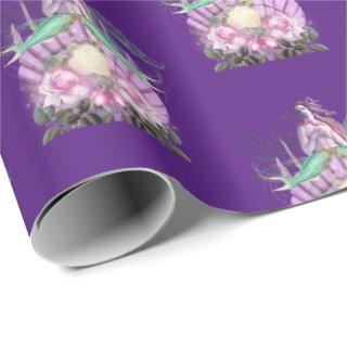Vintage Purple Sea Witch Pattern
