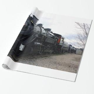 Vintage Railroad Steam Train