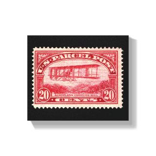 Vintage Replica US Postage Stamp, Air Mail Canvas Print