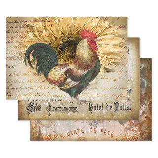 Vintage Rooster  Sheets
