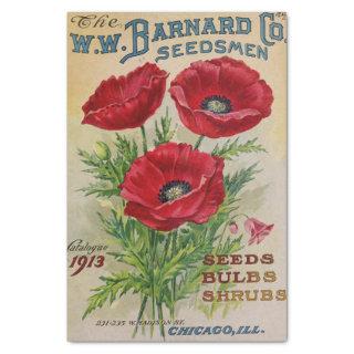 Vintage Seed Catalog Barnard Bulbs, Shrubs 1913 Tissue Paper