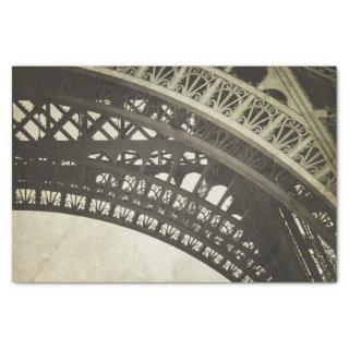 Vintage Sepia Eiffel Tower Arch Decoupage Paper