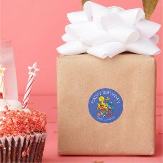 Vintage Sesame Street | Happy Birthday Gift Tag