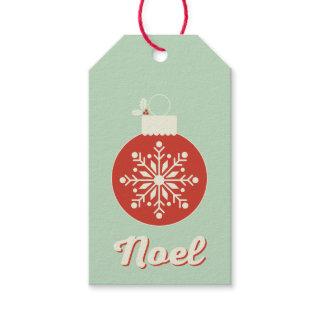Vintage Snowflake Noel Gift Tags