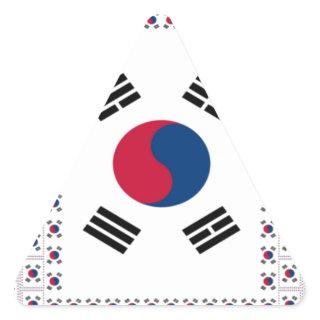 Vintage South Korea Triangle Sticker