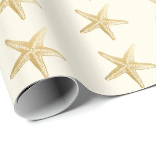 Vintage Starfish Sketch Ivory