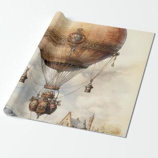 Vintage Steampunk Hot Air Balloon