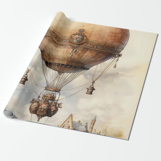 Vintage Steampunk Hot Air Balloon