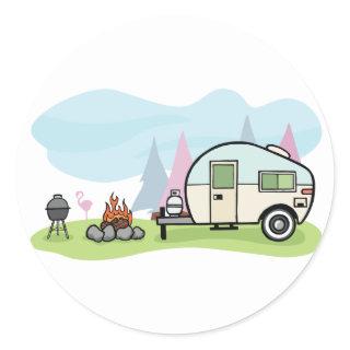 Vintage Style Camper Stickers