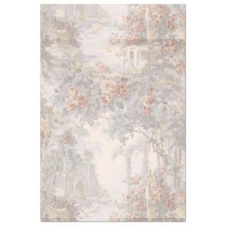 Vintage Swans Among Ruins Pattern Tissue Paper