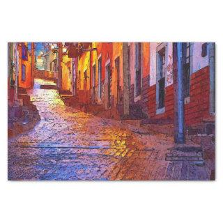 Vintage Town Cobblestone Decoupage Tissue Paper