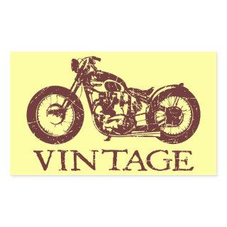 Vintage Triumph Rectangular Sticker
