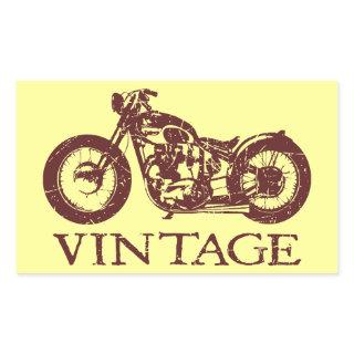 Vintage Triumph Rectangular Sticker