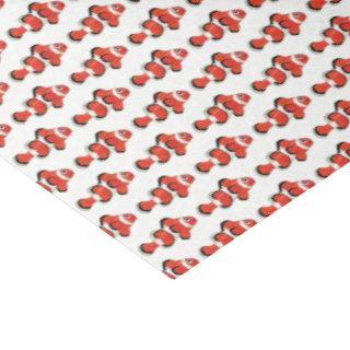 Vintage Tropical ClownFish Drawing Tissue Paper
