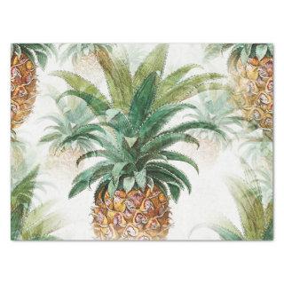 Vintage Tropical Pineapple Decoupage Tissue Paper