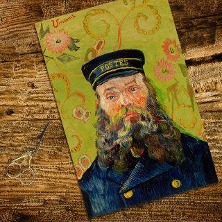 Vintage Van Gogh Postman Decoupage Tissue Paper