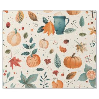 Vintage Watercolor Cozy Fall Pattern