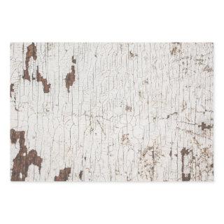 Vintage White Painted Wood  Sheets