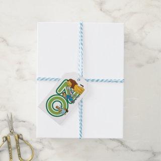 Vintage Wizard of Oz Characters and Text Letters Gift Tags