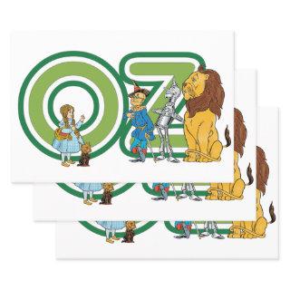 Vintage Wizard of Oz Characters and Text Letters  Sheets