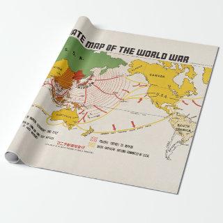 Vintage World War II Map