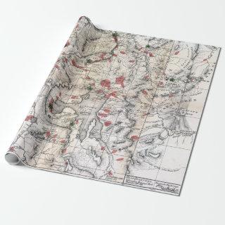 Vintage Yellowstone National Park Topographical
