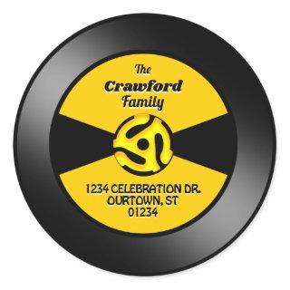 Vinyl 45 Record Label Family Address