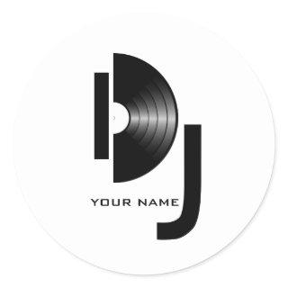 Vinyl DJ Sticker