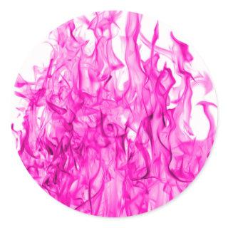 Violet flame and violet fire gifts from St Germain Classic Round Sticker
