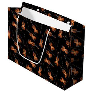 Violin Musician Teacher String Orchestra Large Gift Bag