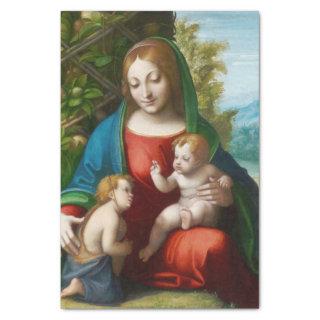 Virgin and Child by Correggio Tissue Paper