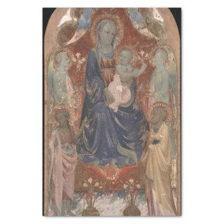 Virgin and Child with Saint John, Rosello Franchi Tissue Paper