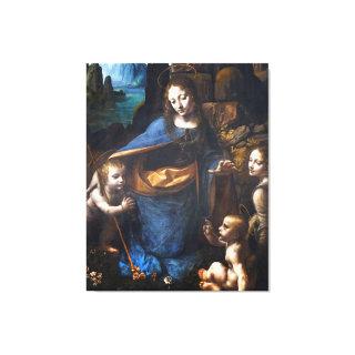 Virgin Of The Rocks  Canvas Print