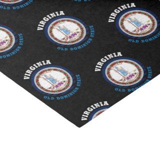 VIRGINIA OLD DOMINION STATE FLAG TISSUE PAPER
