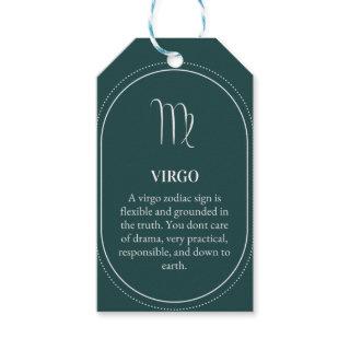 Virgo customize name 12 signs of the Zodiac Gift Tags