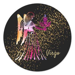 Virgo - Zodiac Sign Classic Round Sticker