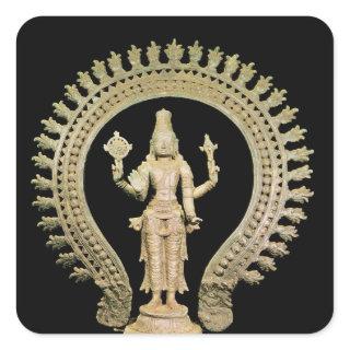 Vishnu, Late Chola Square Sticker