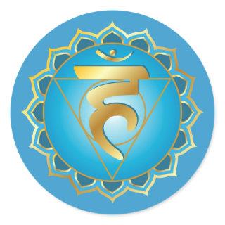 Vishuddhi or throat chakra Sticker