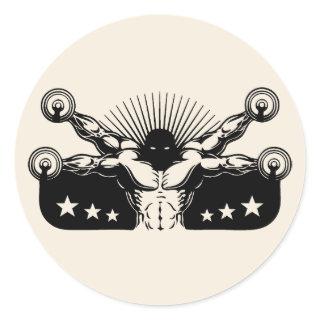 Vitruvian Reps Classic Round Sticker